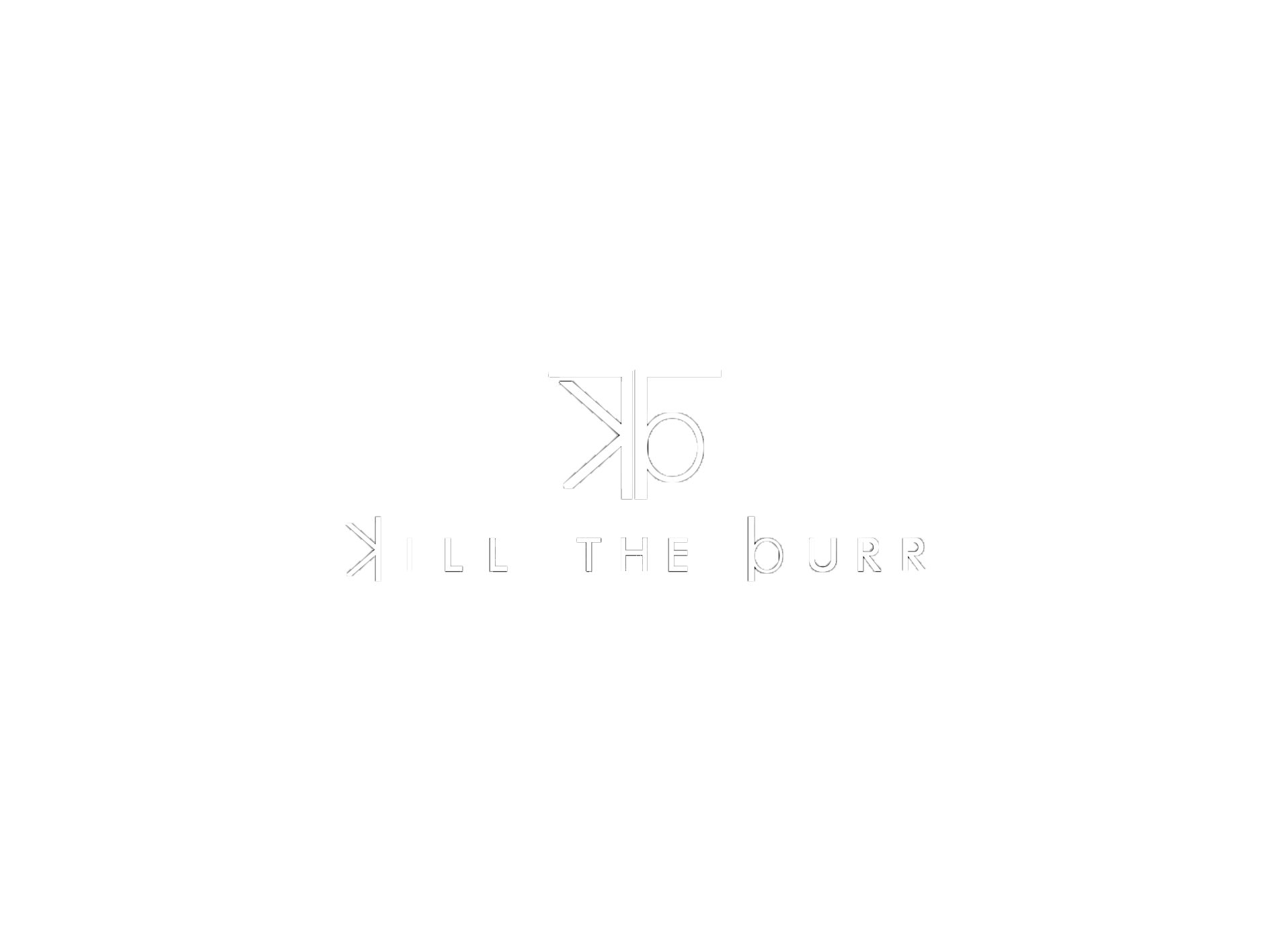 Kill The Burr Sticker Logo